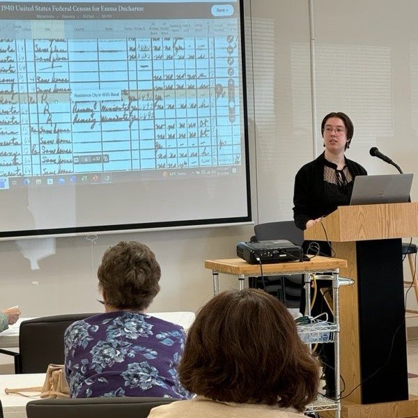 Such a great and engaging presentation on genealogy and what we at WCHS has to offer. Last Saturday our very own Research &amp; Reference Librarian Ember, gave an Genealogy 101 class for those interested in knowing more.
 
There will definitely be fu