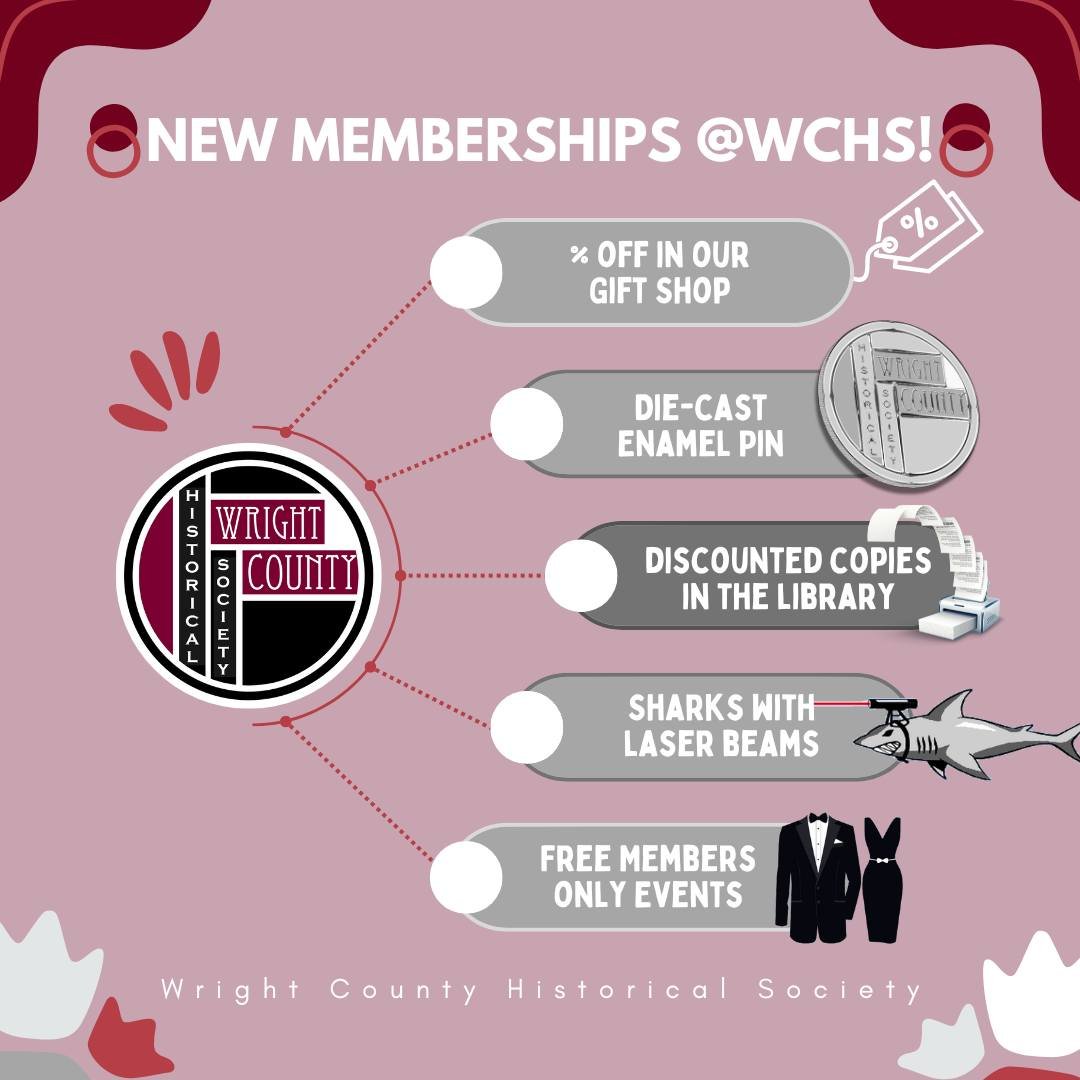 As it's 'Membership May' here at WCHS, we wanted to let you know what new members can expect if you sign up today. Members have 10% off in the Gift Shop all year round, but for the month of May they will also receive an EXTRA 10% off of purchases!

S
