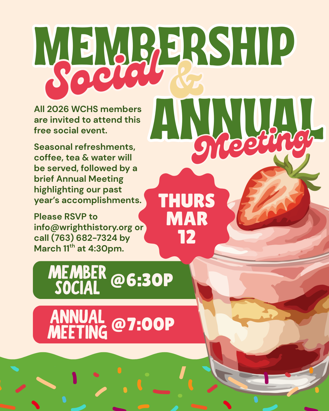 Membership Social &amp; Annual Meeting