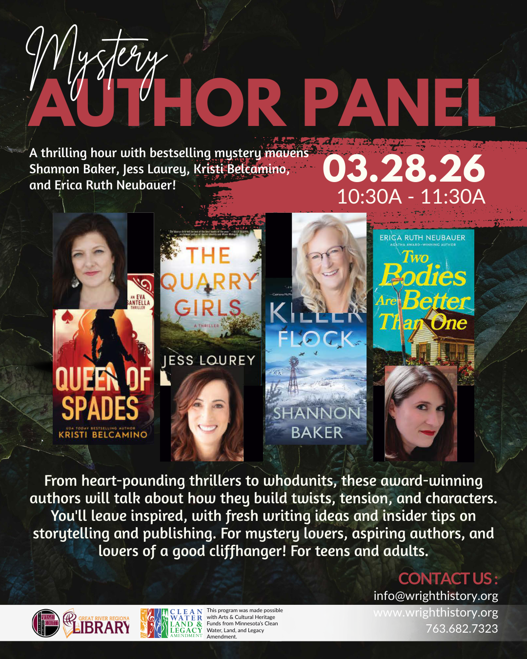 Mystery Author Panel w/Buffalo Public Library