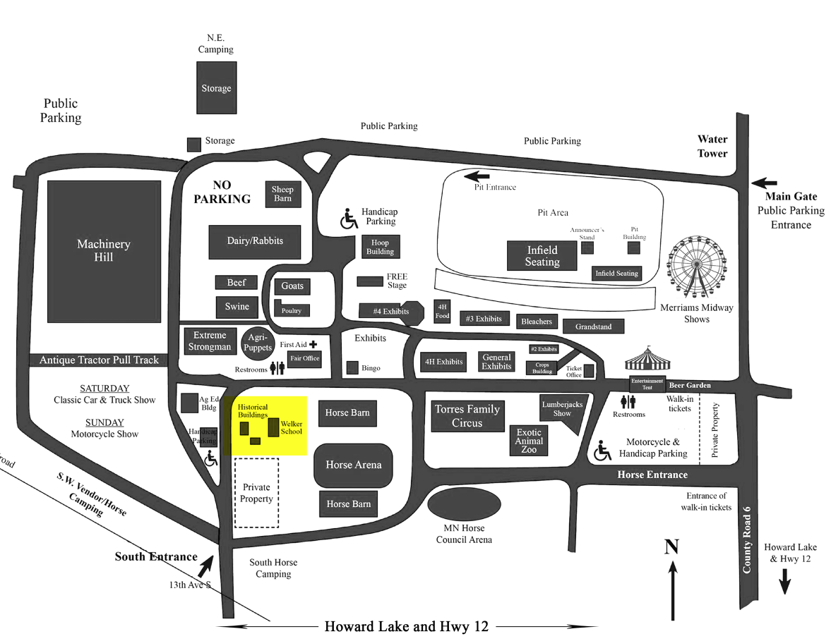 Image of Wright County Historical Society site at the Fairgrounds