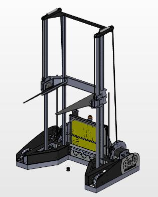 Black Knight in its final CAD model.