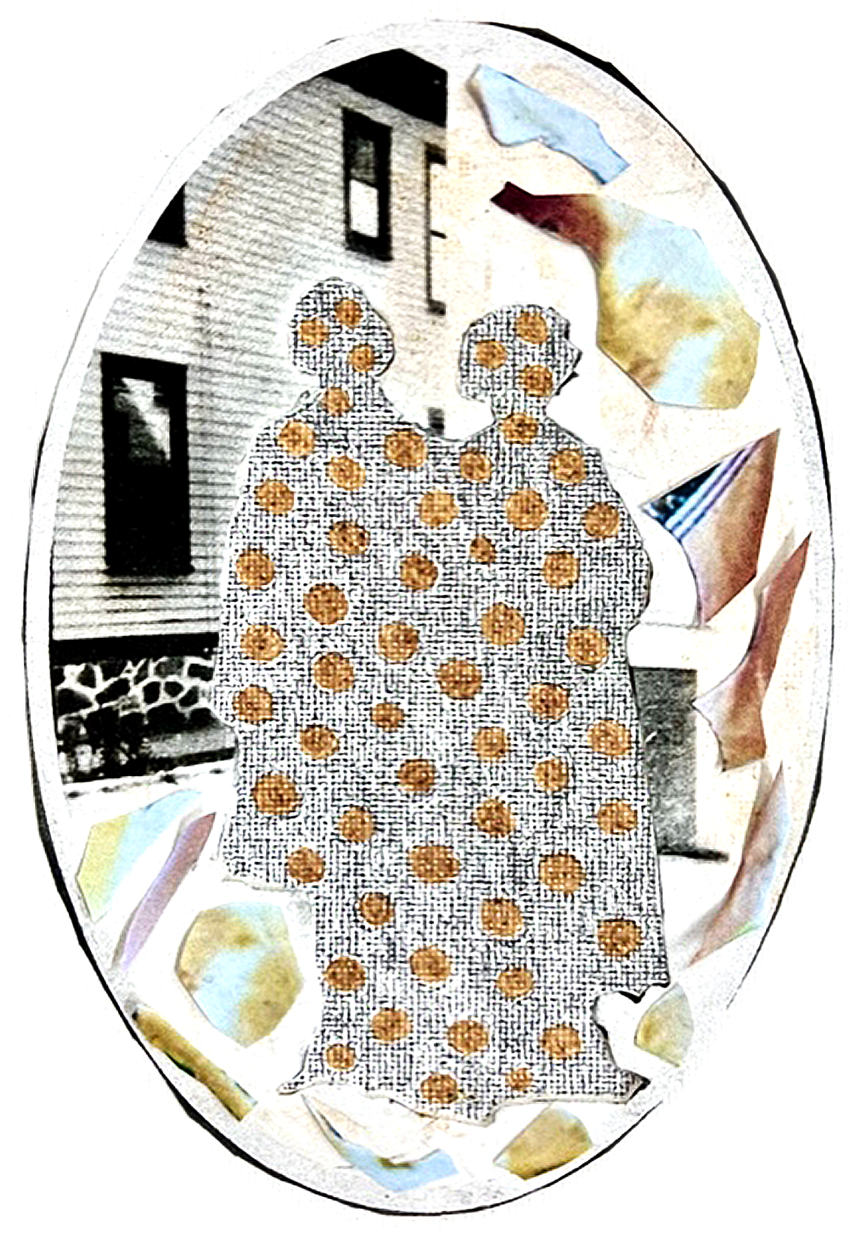 Dotted Disappeared Figures With Floating Money