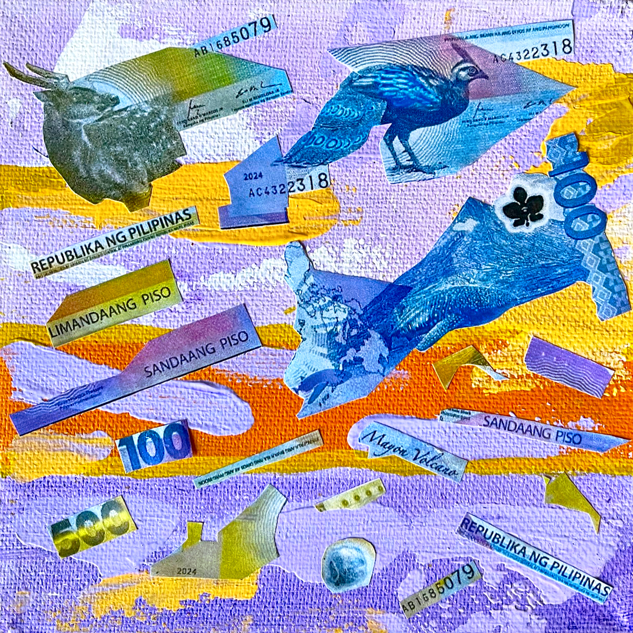 Floating Lavender Money