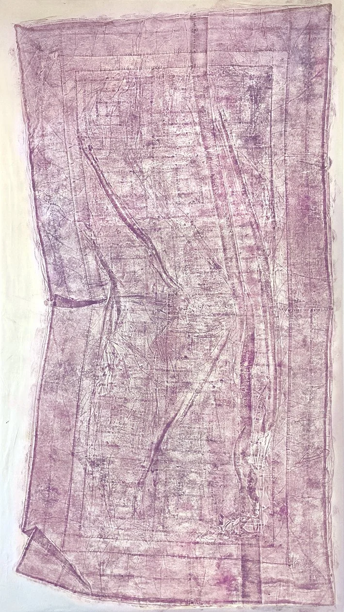 Second Born. Oil on muslin, 96 × 54 in, 2024