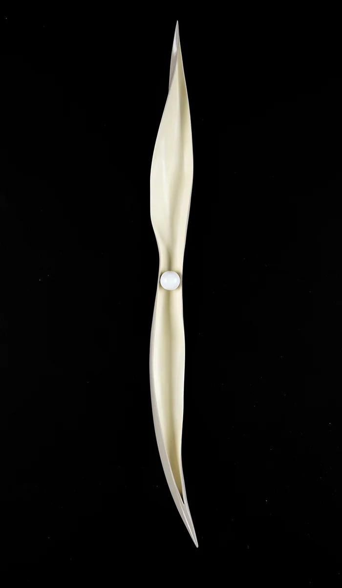 Helen Harrison, palm sculpture, 61" x 5" x 8"