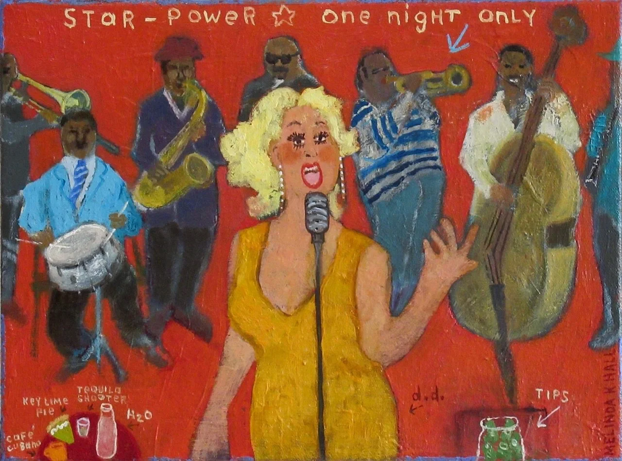 Melinda K Hall&rsquo;s painting &ldquo;Star Power&rdquo; captures the energy of Key West Womanfest 2025&rsquo;s Decade of Divas.

#harrisongalleryart #narrativeart #melindakhall #keywestbusinessguild #womanfest