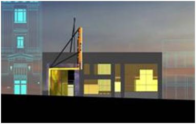 Image of the Erickson Theatre Off Broadway as designed by LMN Architects.