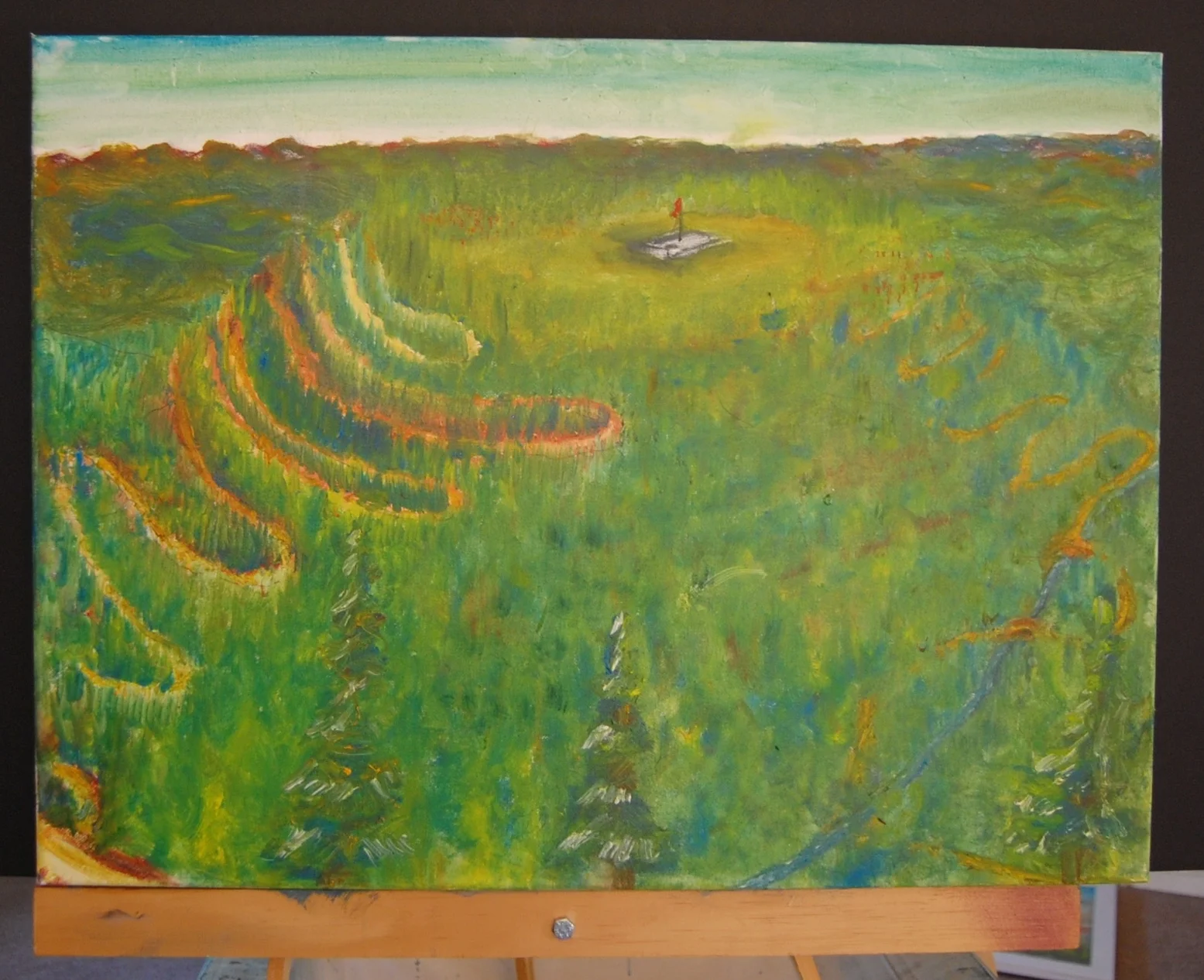 East Mountain Oil on canvas 18x24