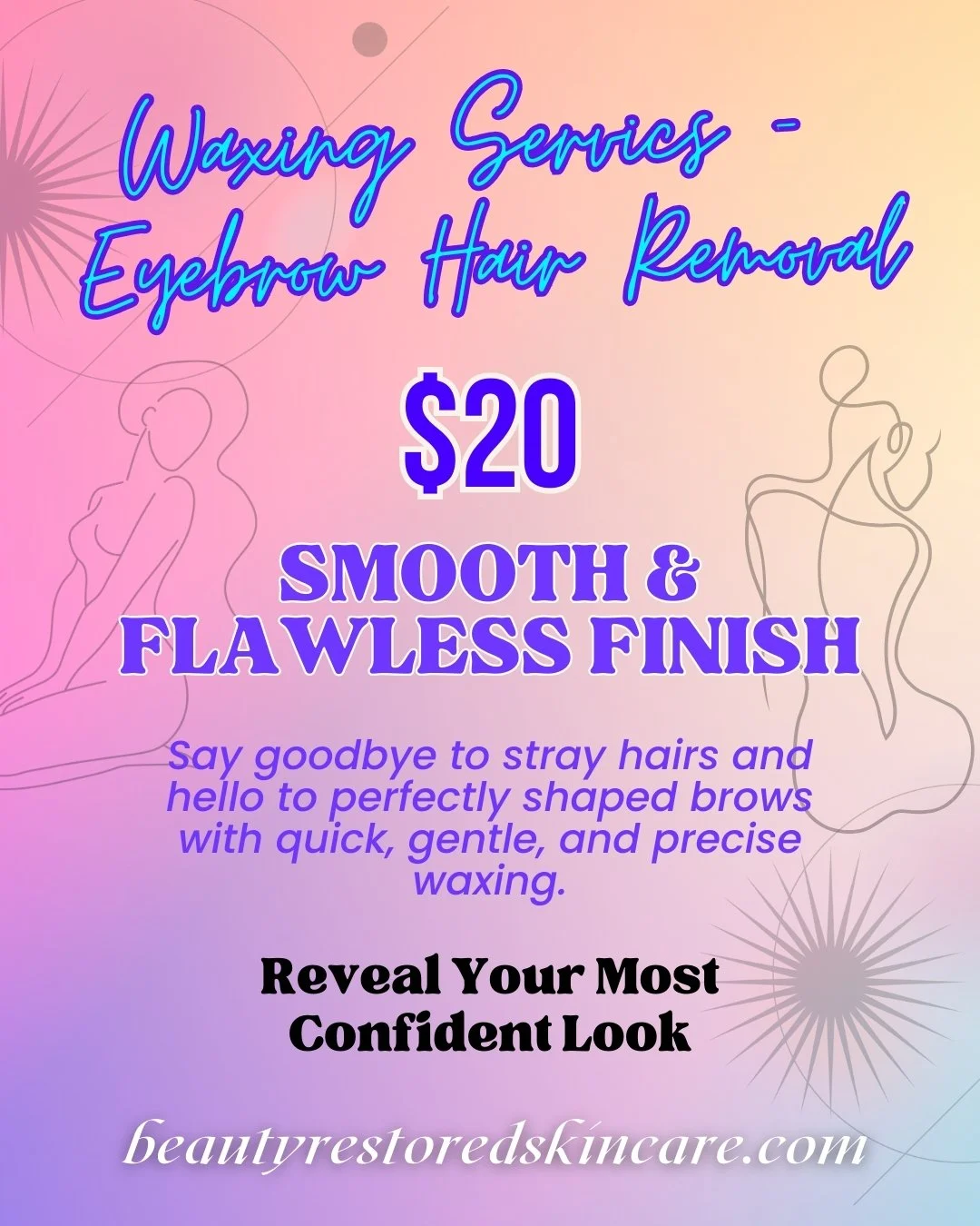Bye-bye, stray hairs 👋 Hello, flawless brows!
Get perfectly shaped brows in minutes with our quick, gentle, and precise waxing. ✨
Smooth. Defined. Effortless.

Ready to love your brows again? 💖

#eyebrowwaxing #browshaping #flawlessbrows #browgoals