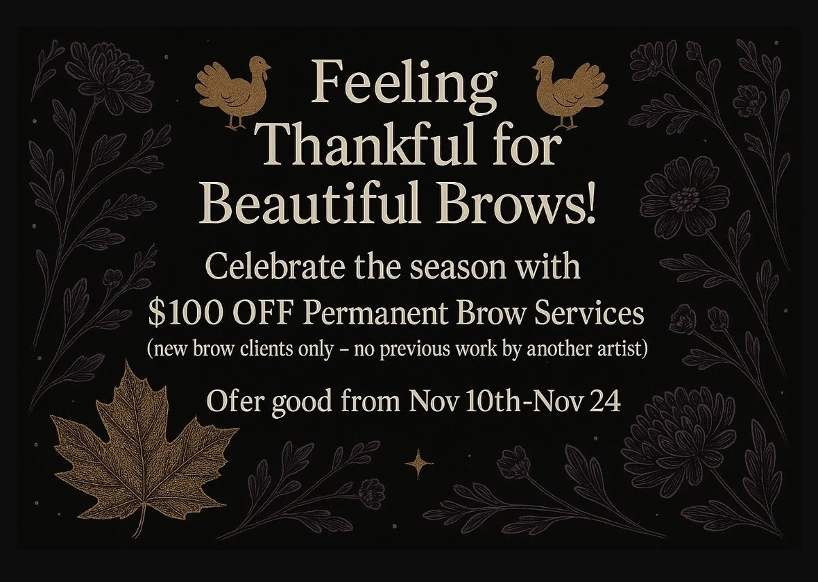 🚨 LAST CHANCE! 🚨
My holiday brow promo is almost completely booked, and there is officially ONE spot left! 🤎✨

📅 Thursday, Nov 20
⏰ 12:15 PM

If you&rsquo;ve been eyeing this $100 OFF deal&hellip; this is your moment. Don&rsquo;t wait &mdash; fla