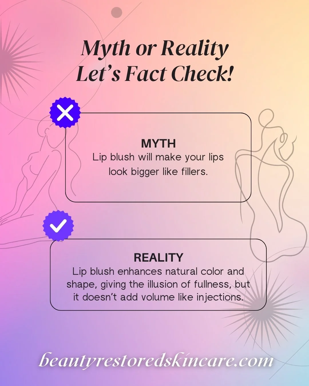 💋 Thinking about lip blush but worried it&rsquo;ll look like fillers? Here&rsquo;s the truth: lip blush enhances your natural color and definition, giving the appearance of fuller lips without actually adding volume. It&rsquo;s all about subtle, bea