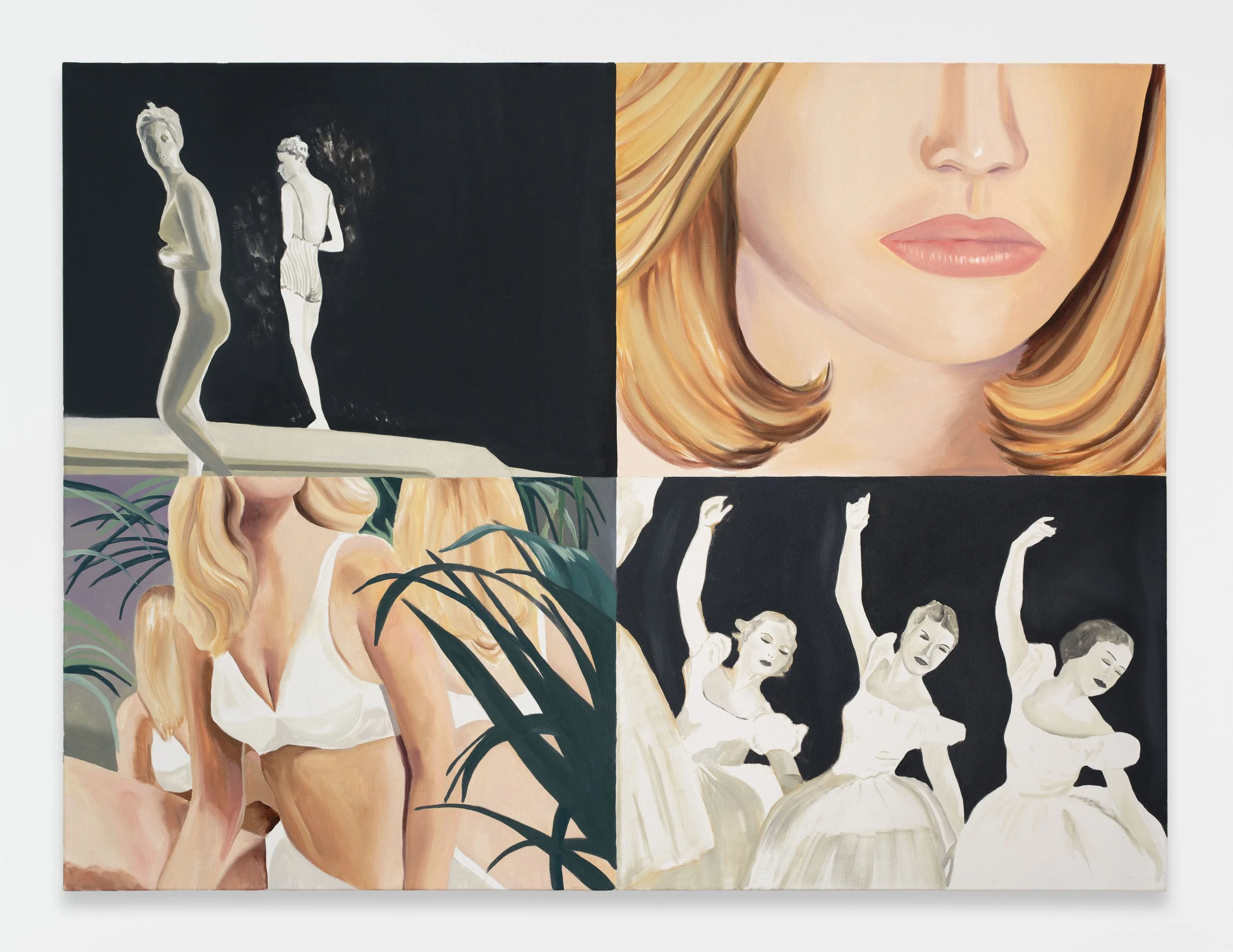  Chorus, oil on canvas, 48” x 36”, 2025 