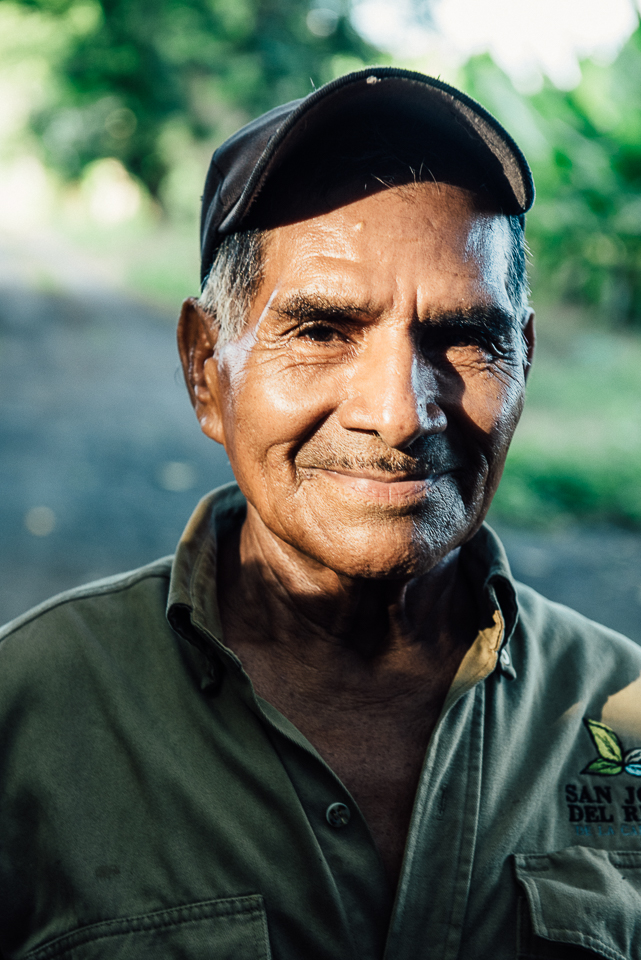 This friendly gentleman cares for the spider monkeys in the reserve. They are such good friends that they come when he calls them by name - especially when he has a bag full of plantains for them! 