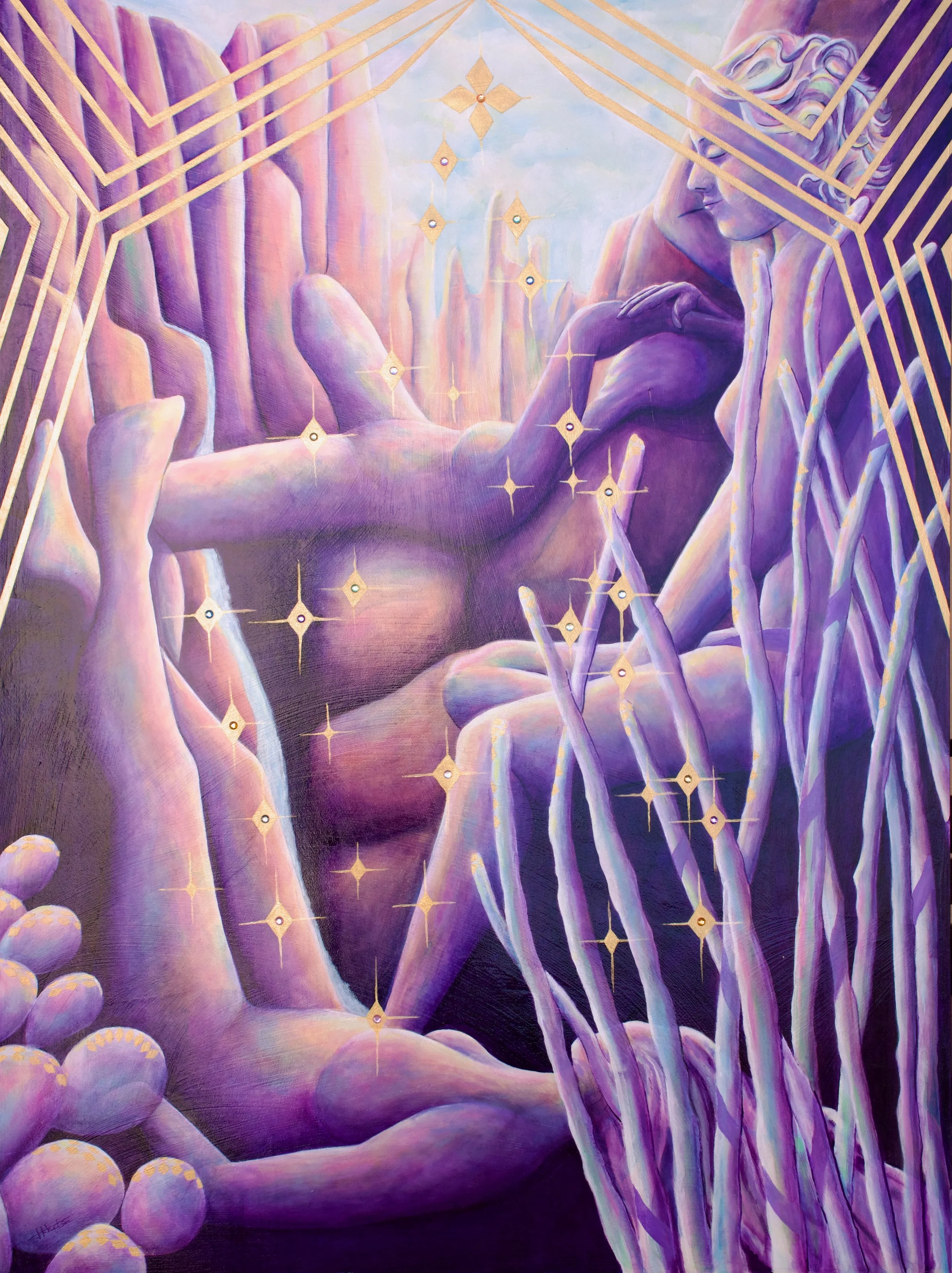 Nudes in Desert Landscape