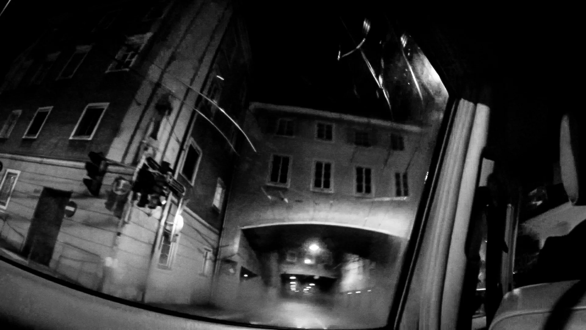 Early morning taxi ride through Salzburg