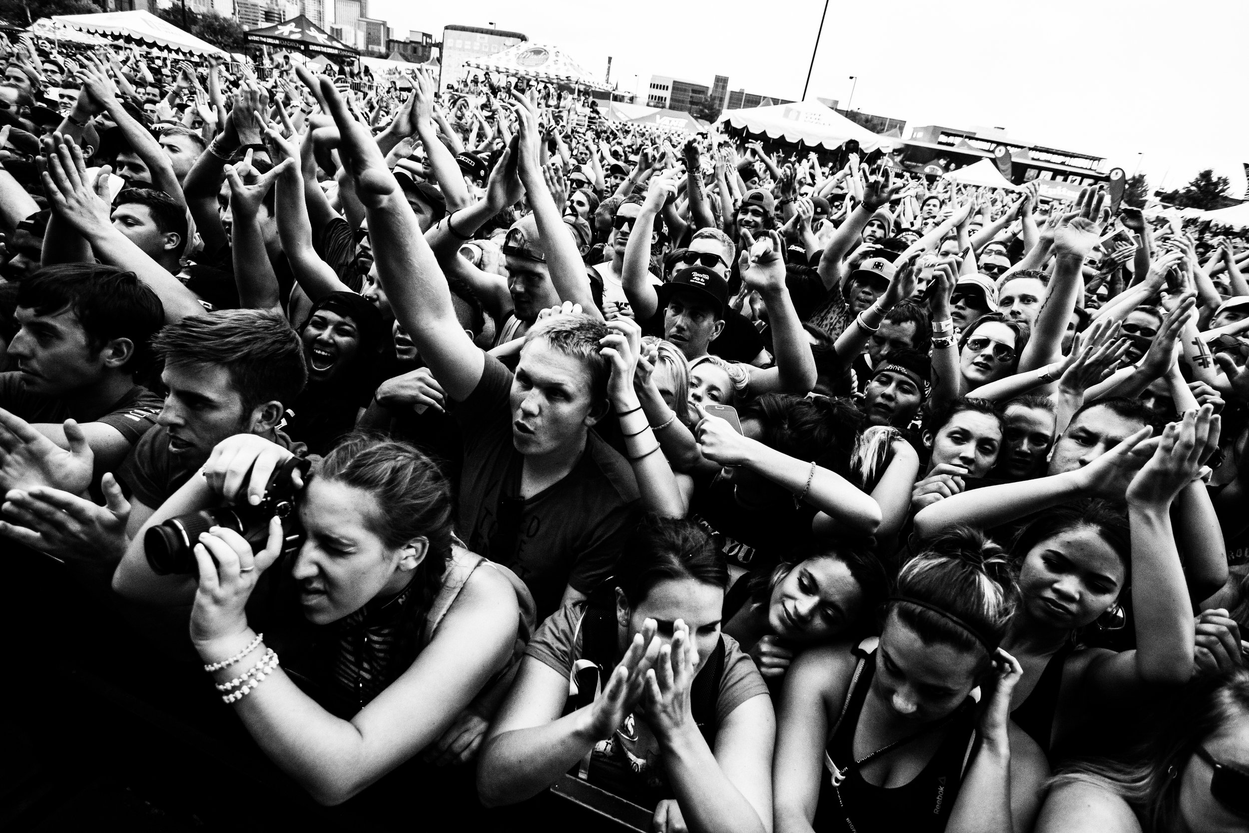  Unreleased shot of fans at Warped. I can't remember what set this was taken during.&nbsp; 