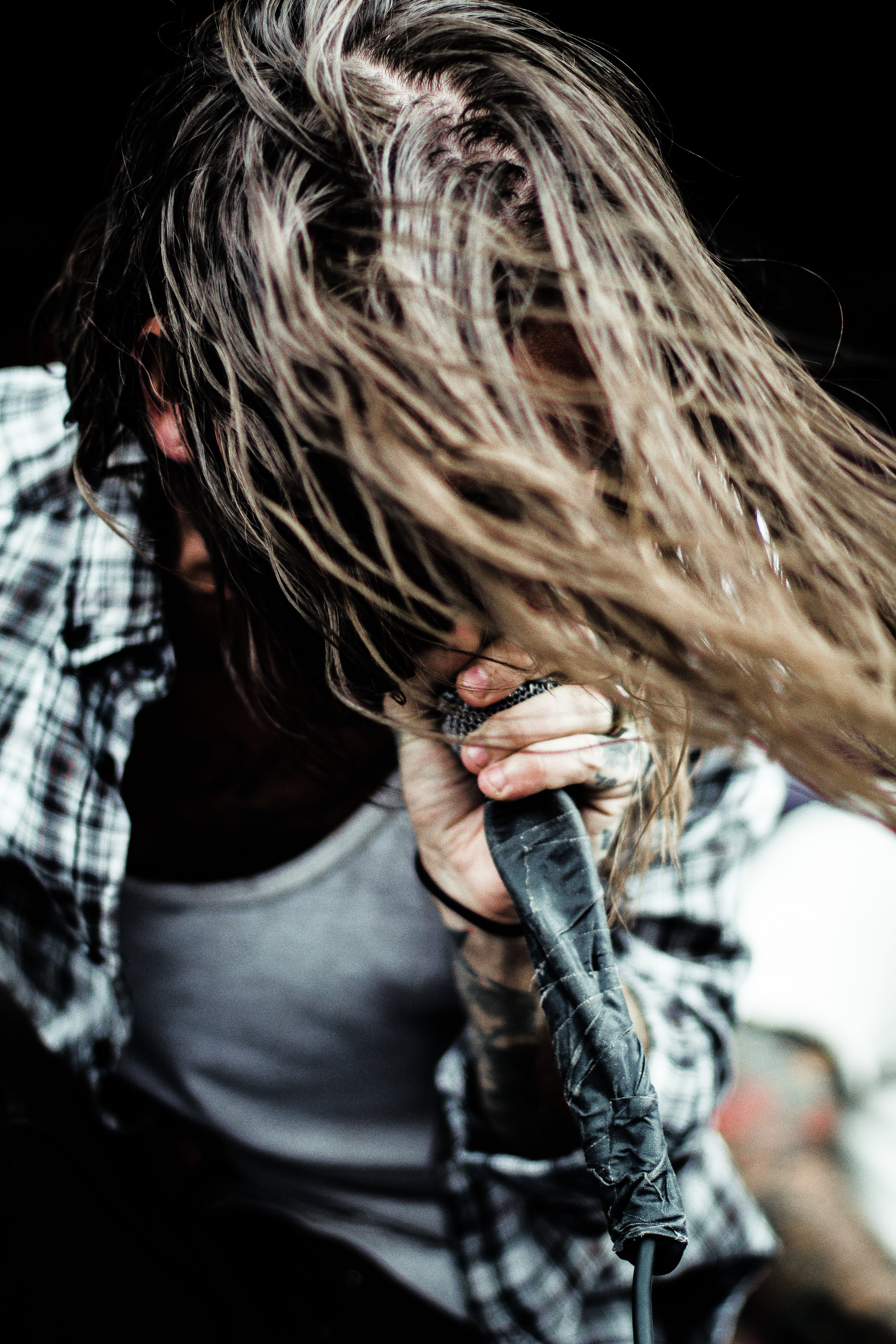  Keith Buckley of Every Time I Die at Warped. 