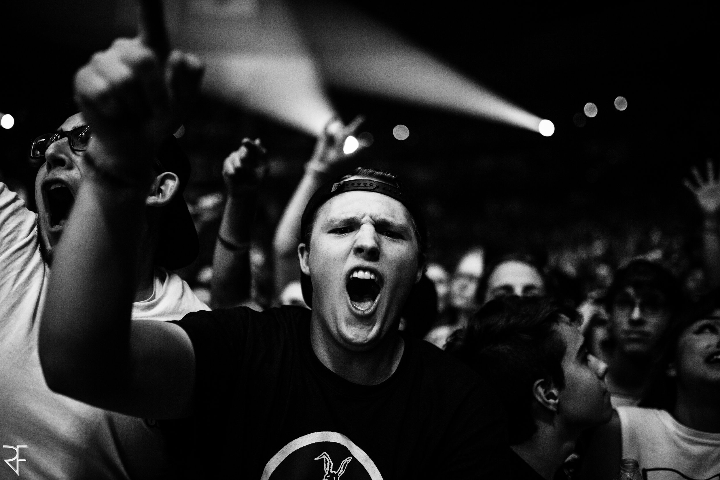  Shot of a fan during A Day To Remember. Happy fans fully into the show is whats its all about.&nbsp; 