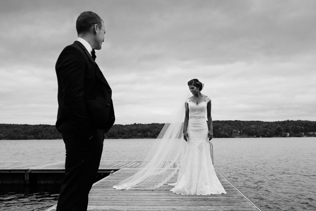 destination Indian wedding portraits beside the lake at Manoir Hovey, Quebec.jpg