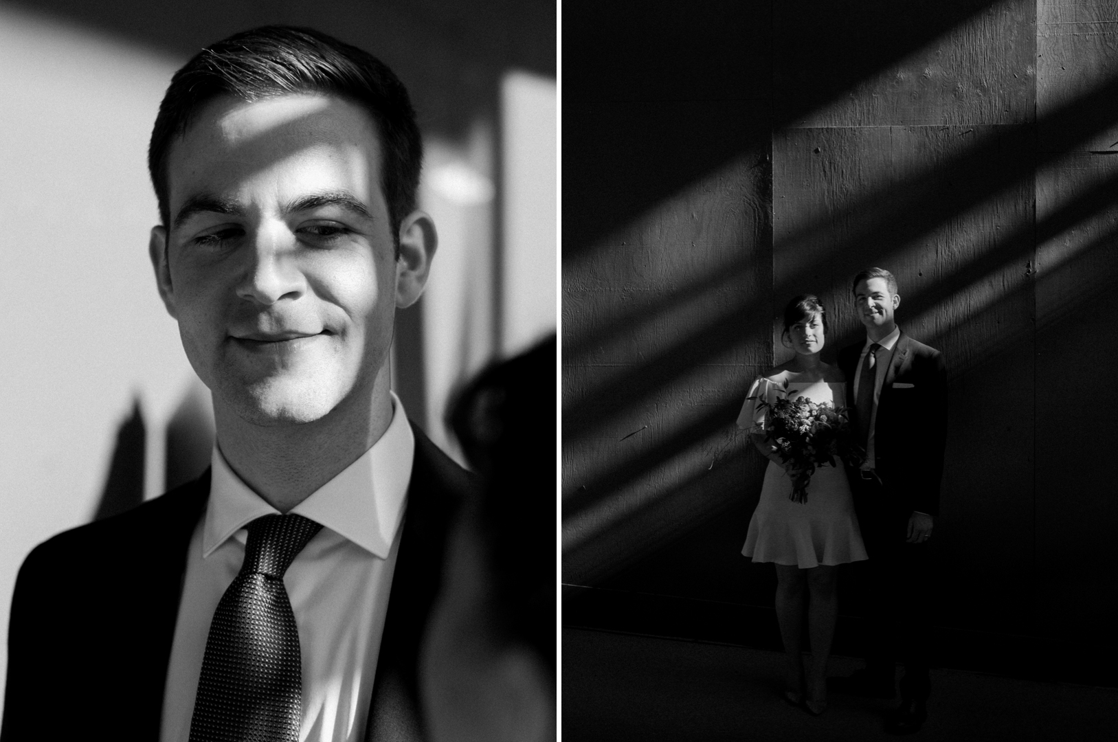 cool black and white groom wedding portrait.jpg