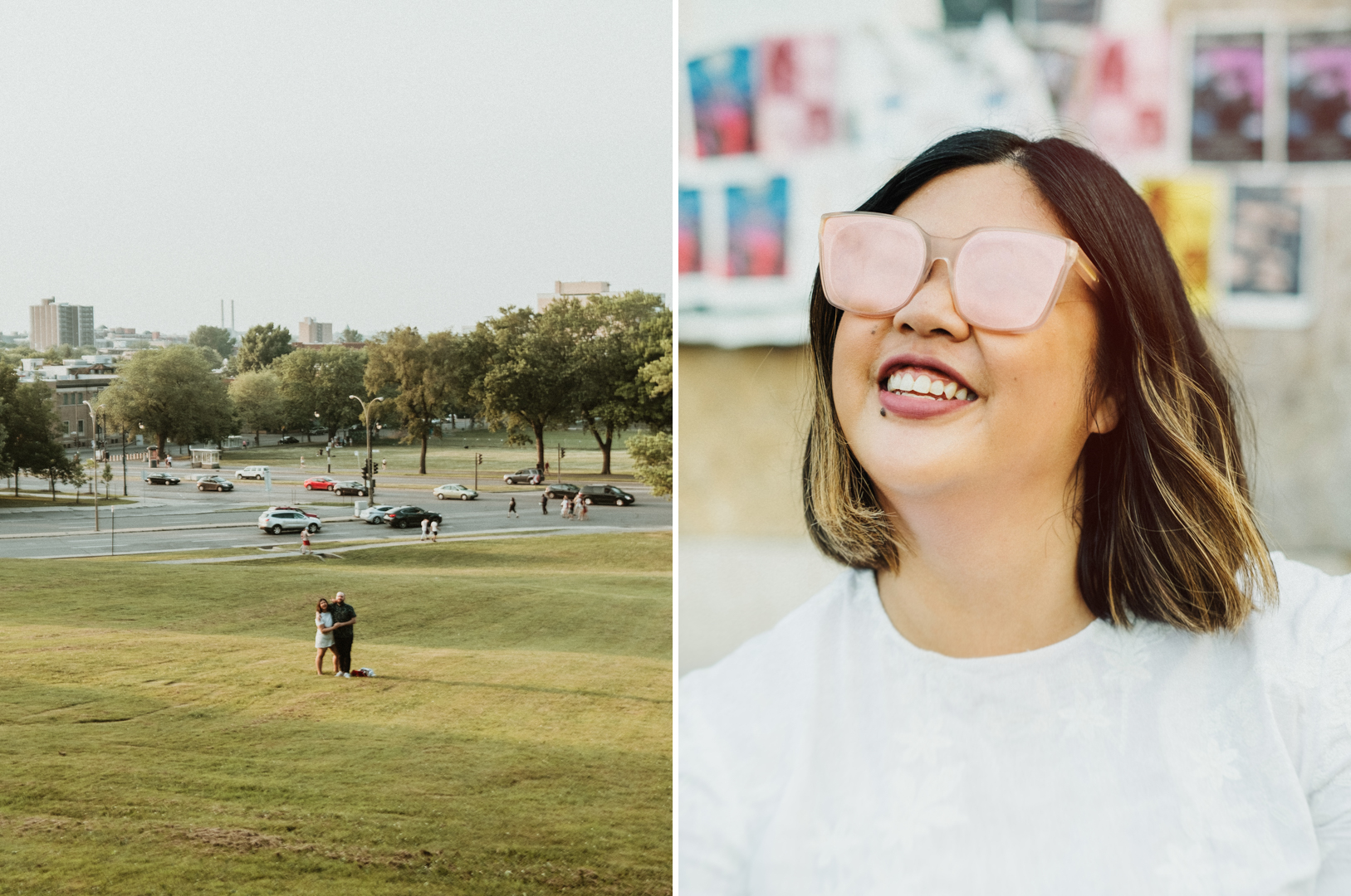 Fun Montreal engagement portait | bridal portrait | micheal beaulieu wedding photography 