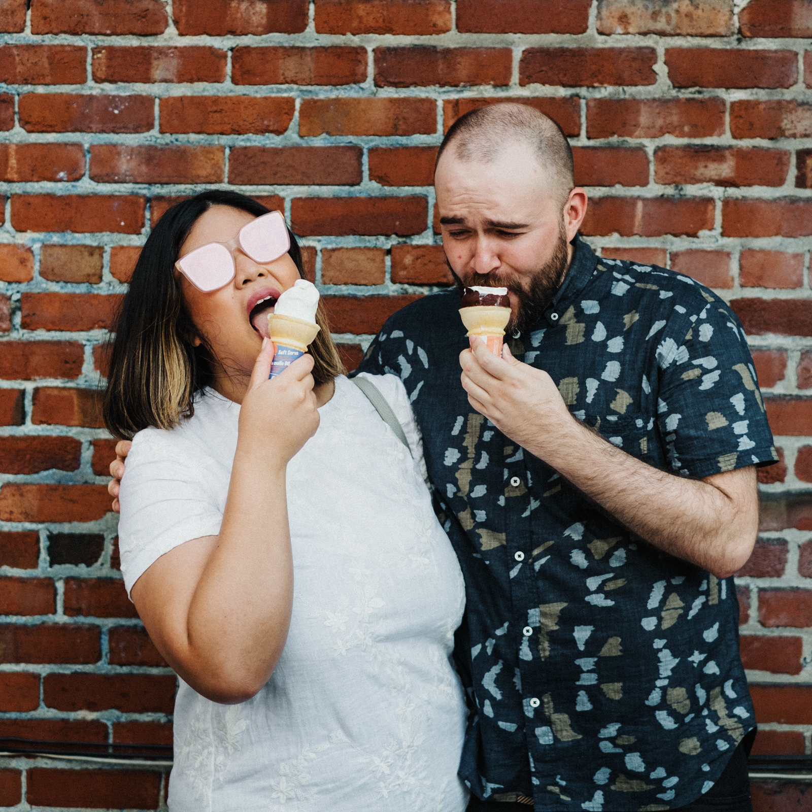 ice cream engagement session montreal | Montreal adventure session photos 