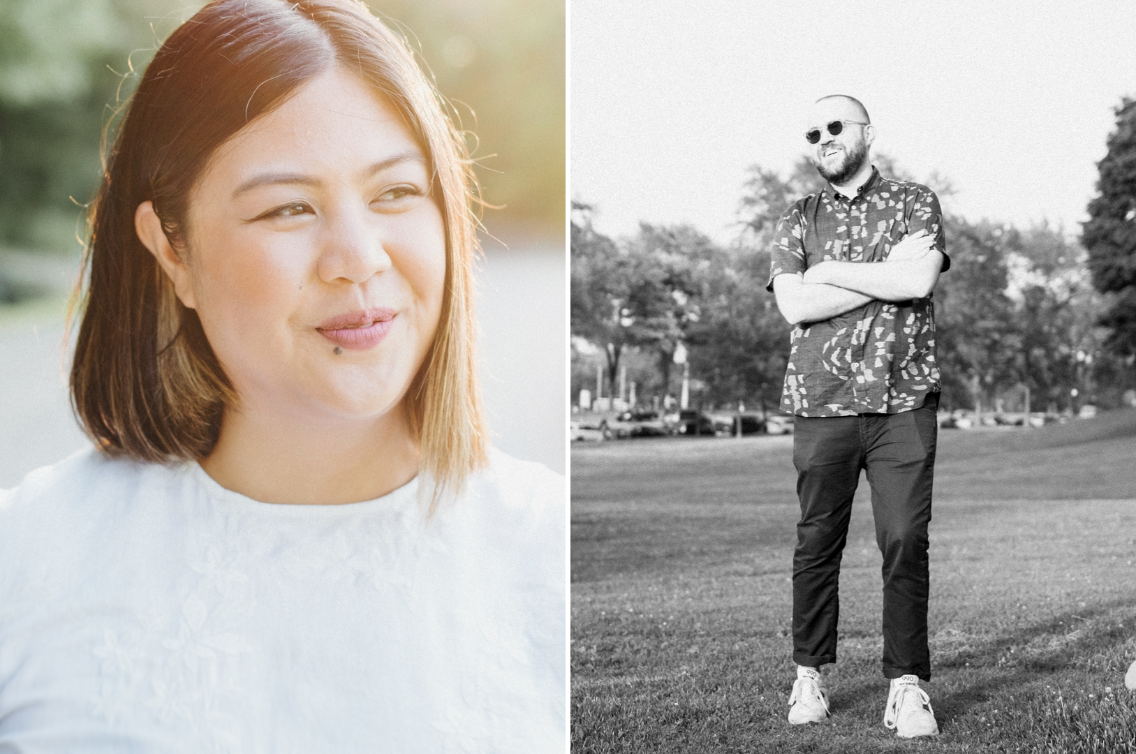 cool engagement session Montreal | adventure session portraits 