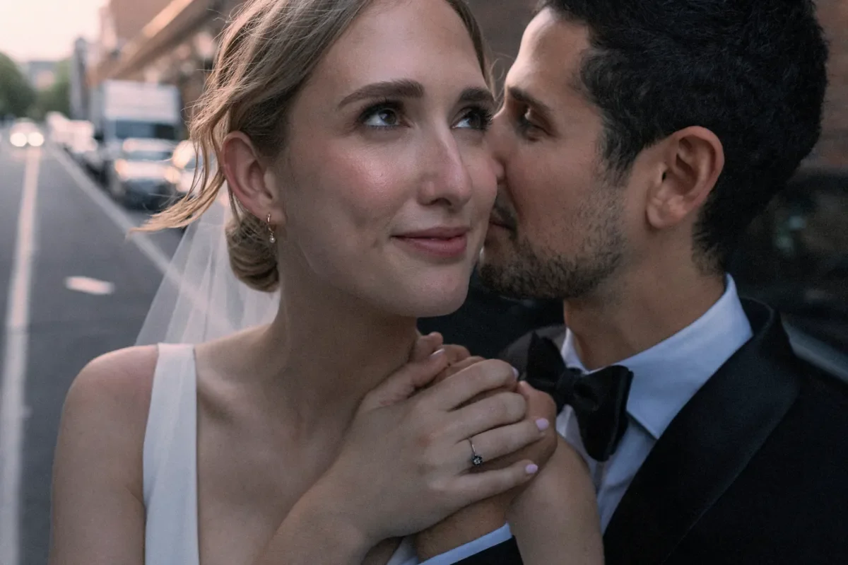 montreal wedding photos with bride and groom