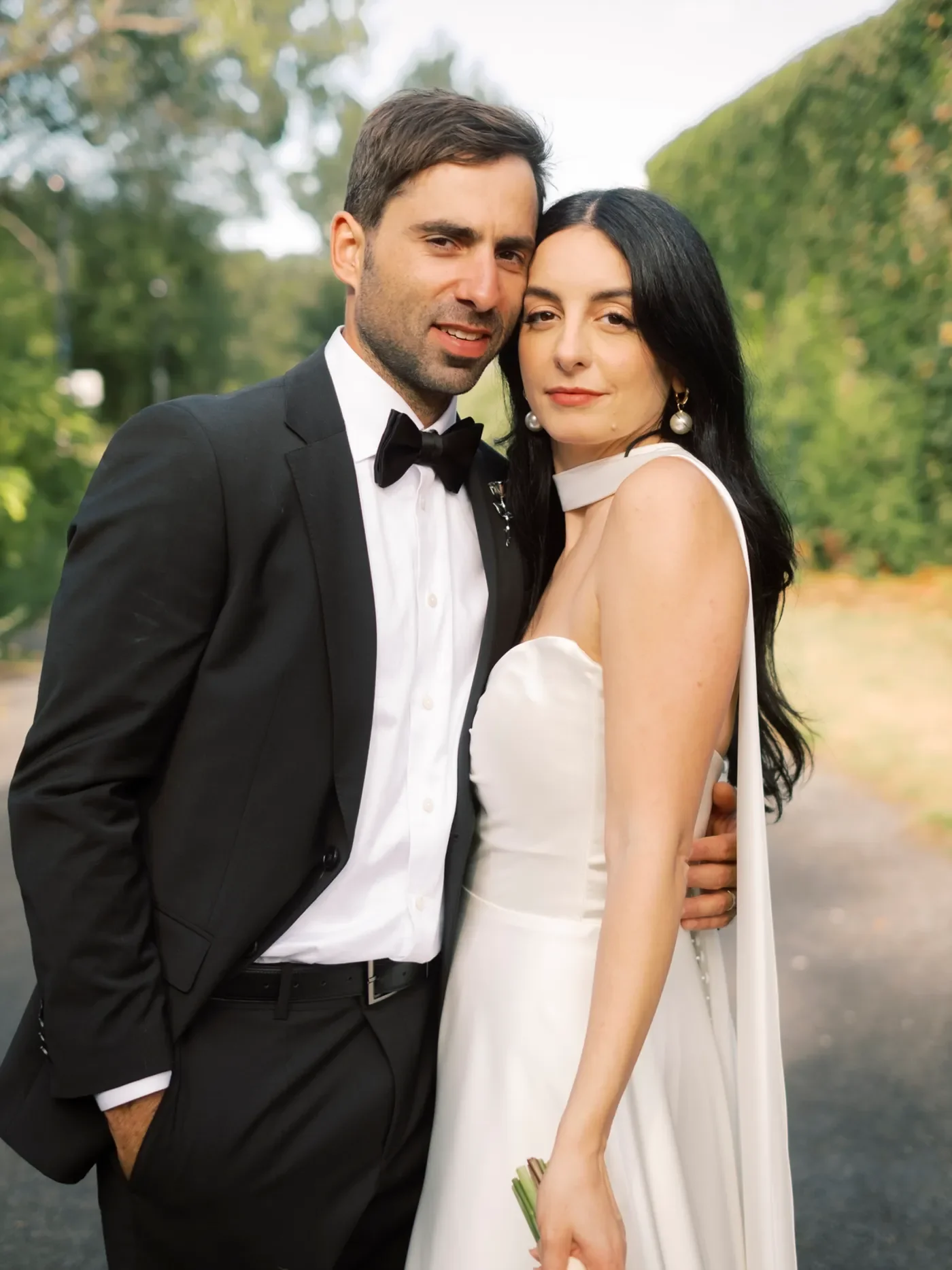 st henri wedding photos, with brode and groom at la spada Montreal.