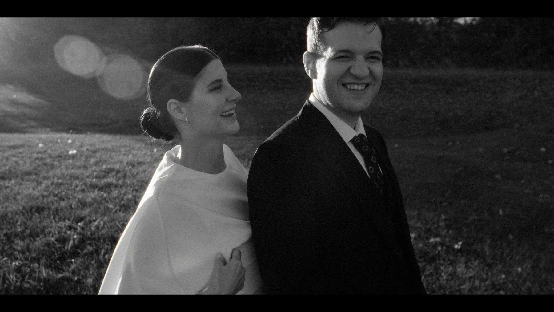bride and groom at prima luna wedding reception