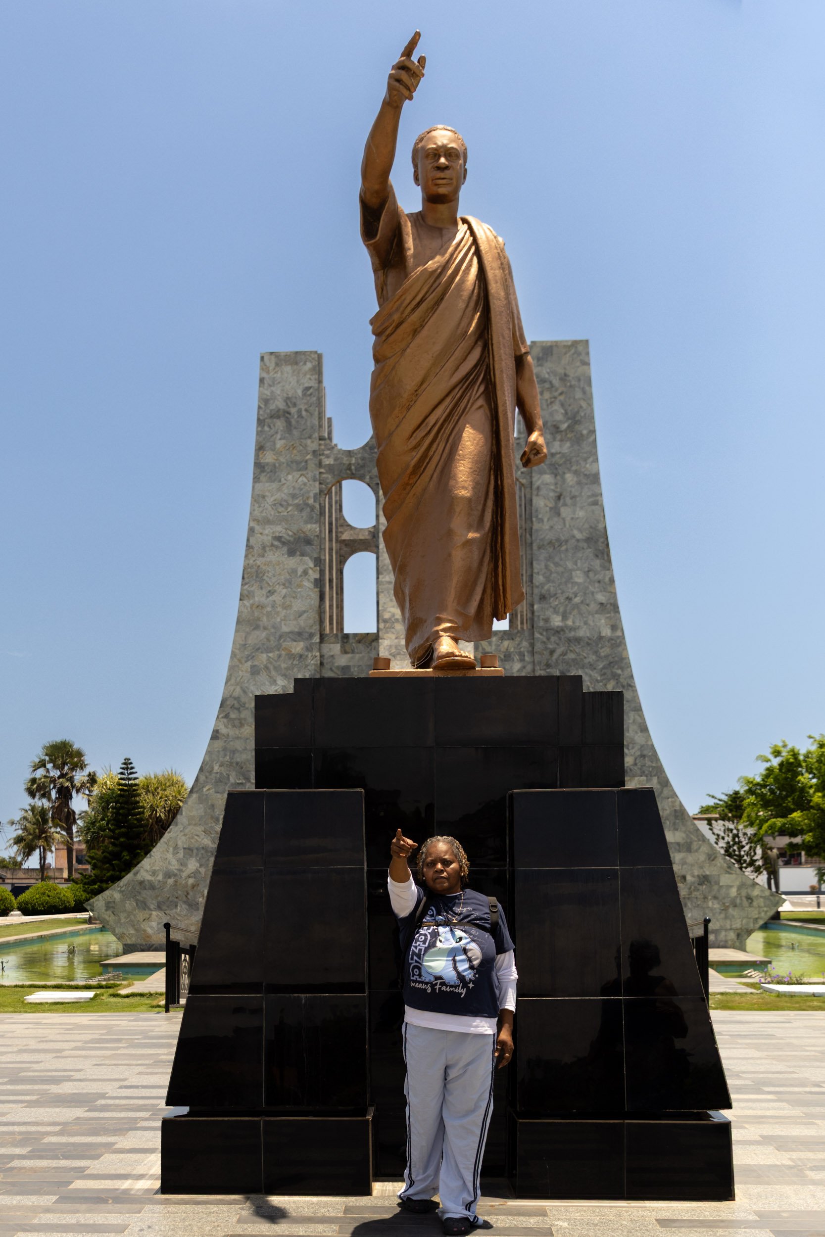 Dr Kwame Nkrumah bronze statue