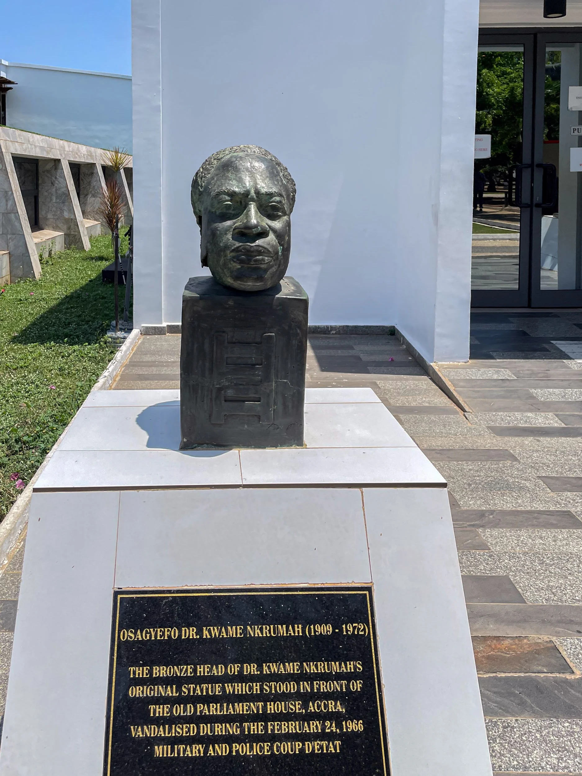 The plaque says it all.