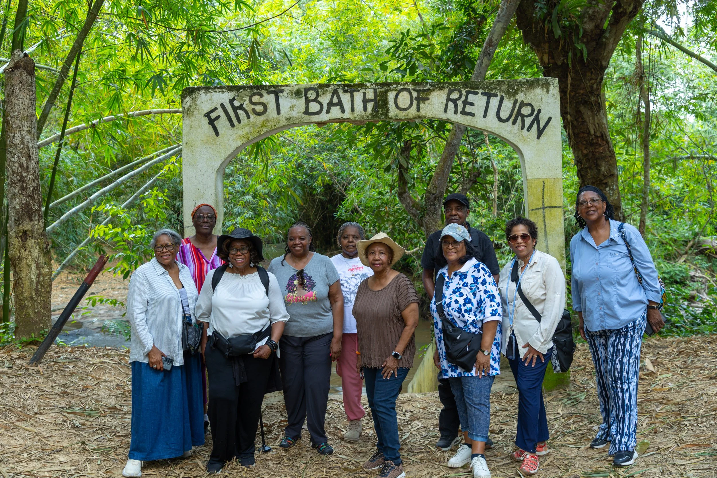 At the Assin Manso Slave River