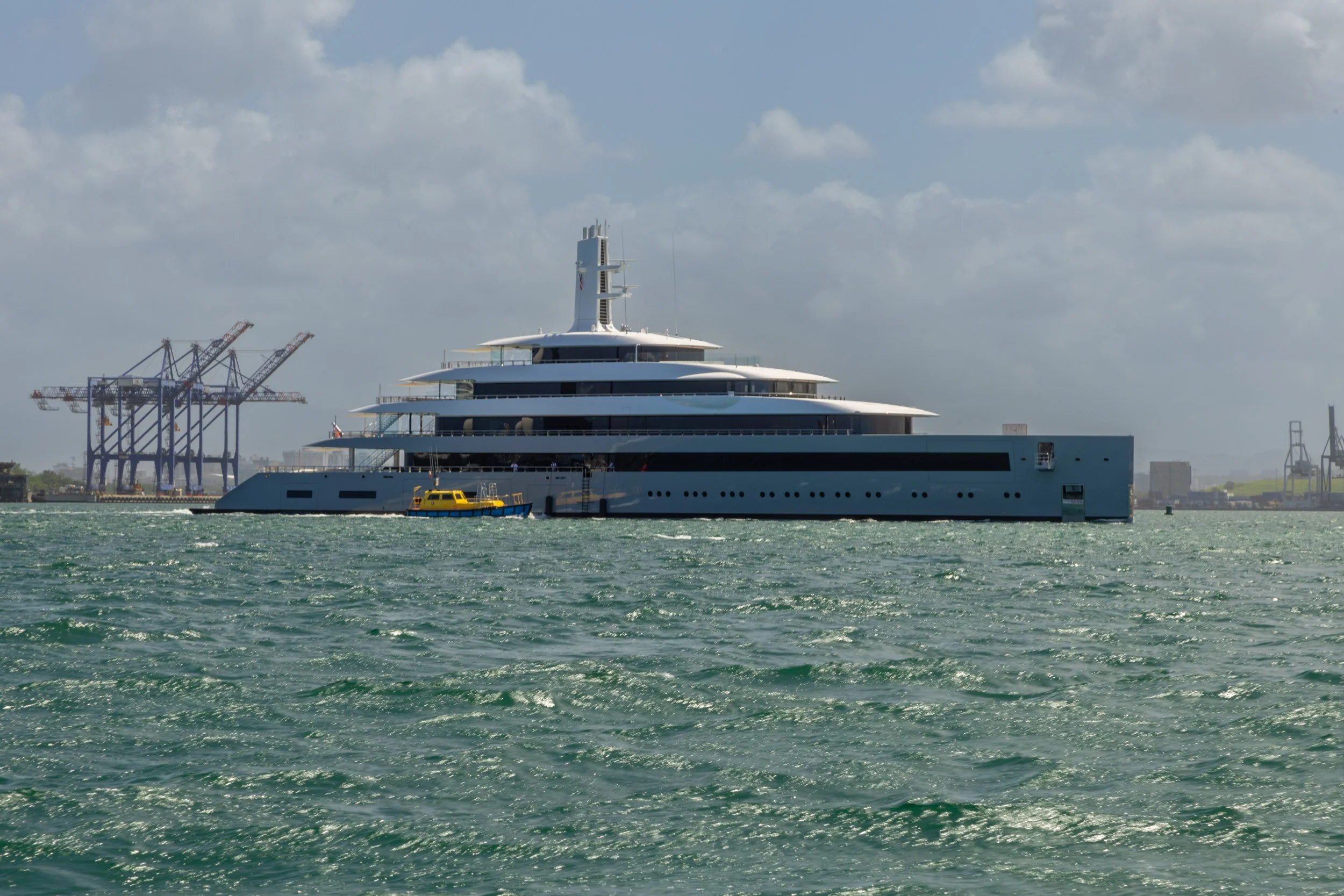 The superyacht Savannah