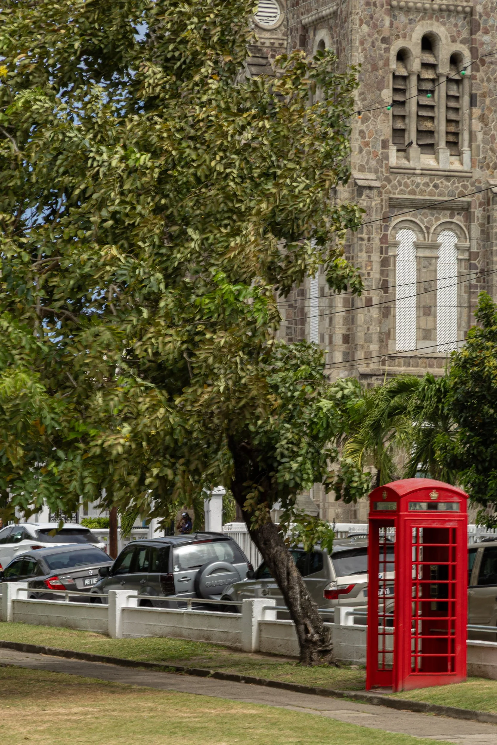 On a truck tour of St Kitts