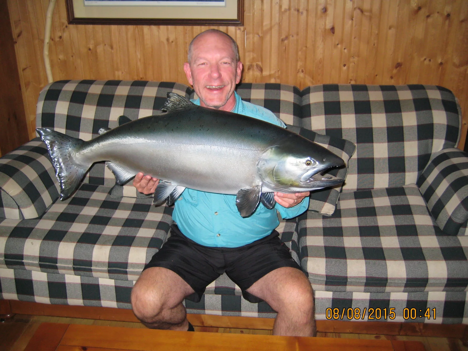 I caught my best fish, a nice King salmon, by hand. In Oklahoma we call it, noodlin’
