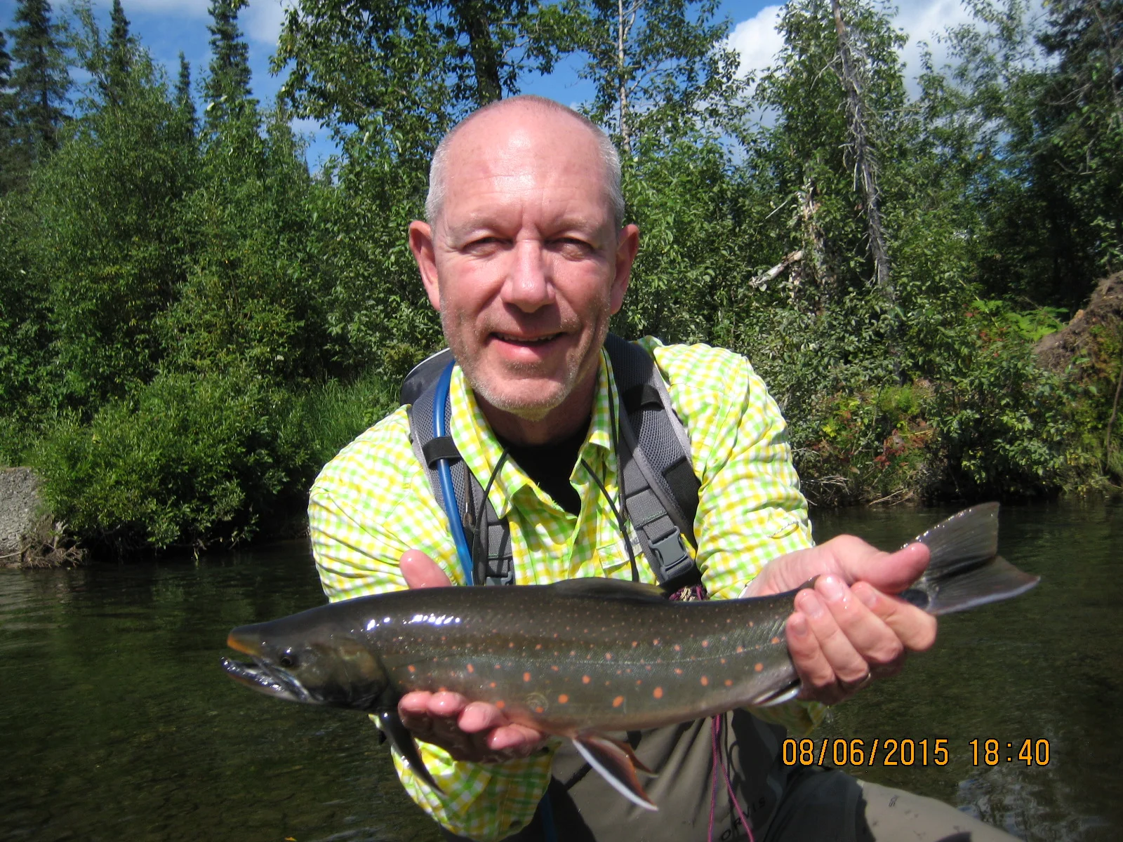 Happy New Year from Dolly (Varden, a trout) and me...