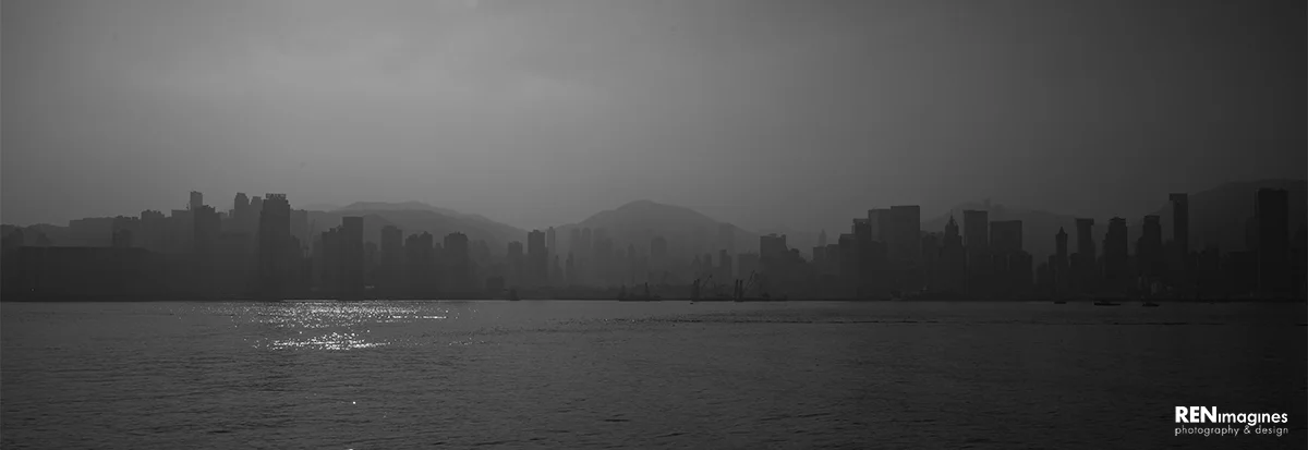 Hazy Day Skyline