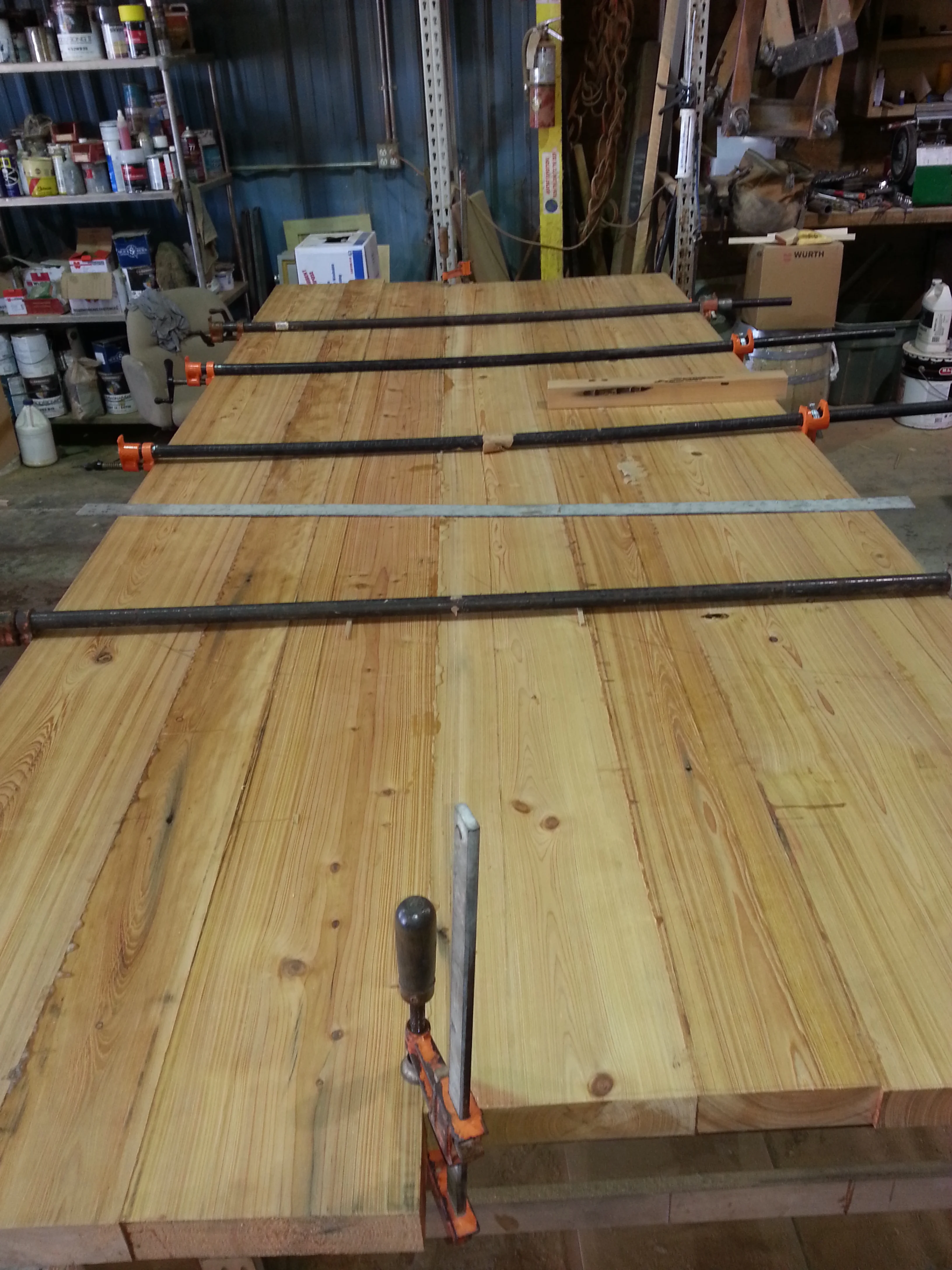 The glue-up