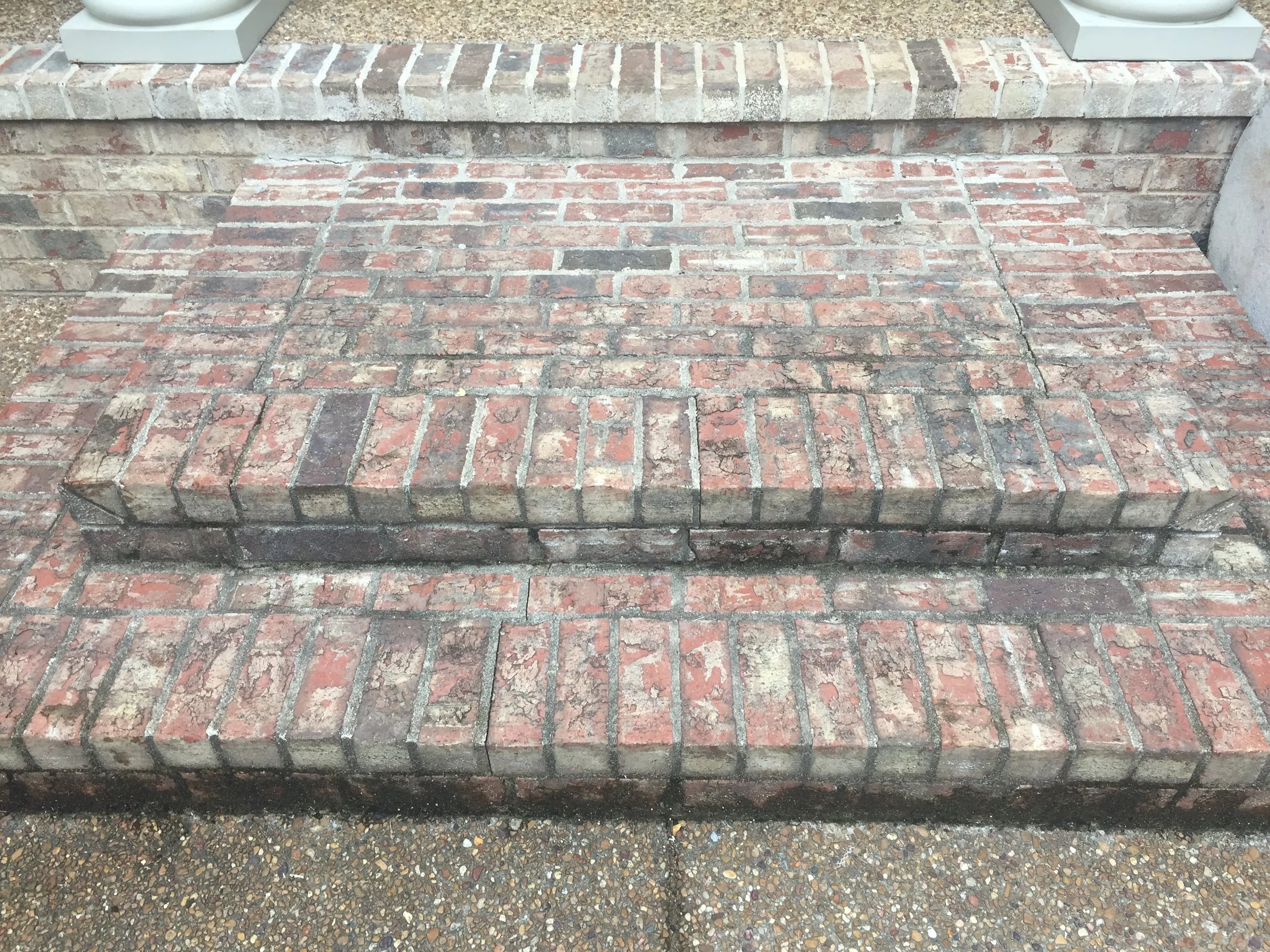 Brick steps