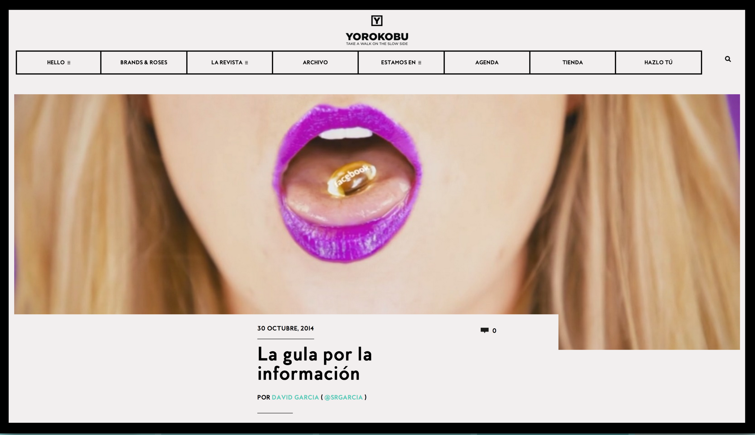 Information Gluttony @Yorokobu.es