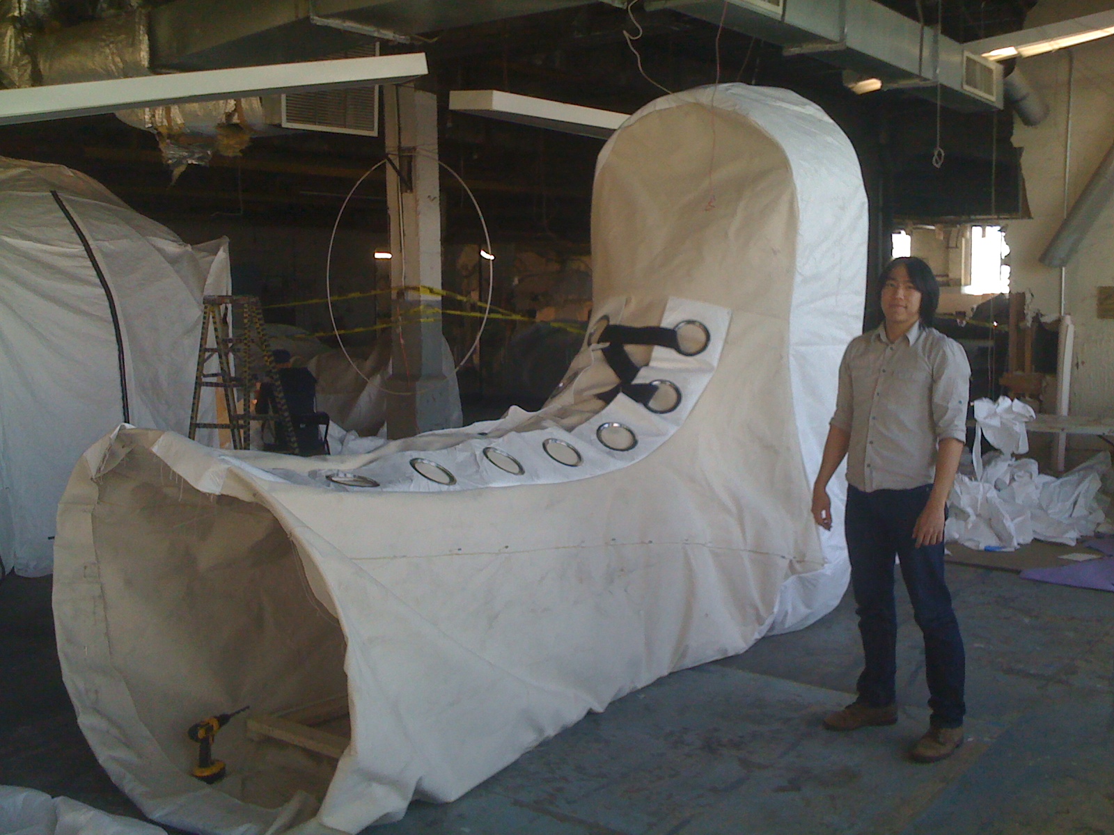 Tomaszewski's Space Suit Tent