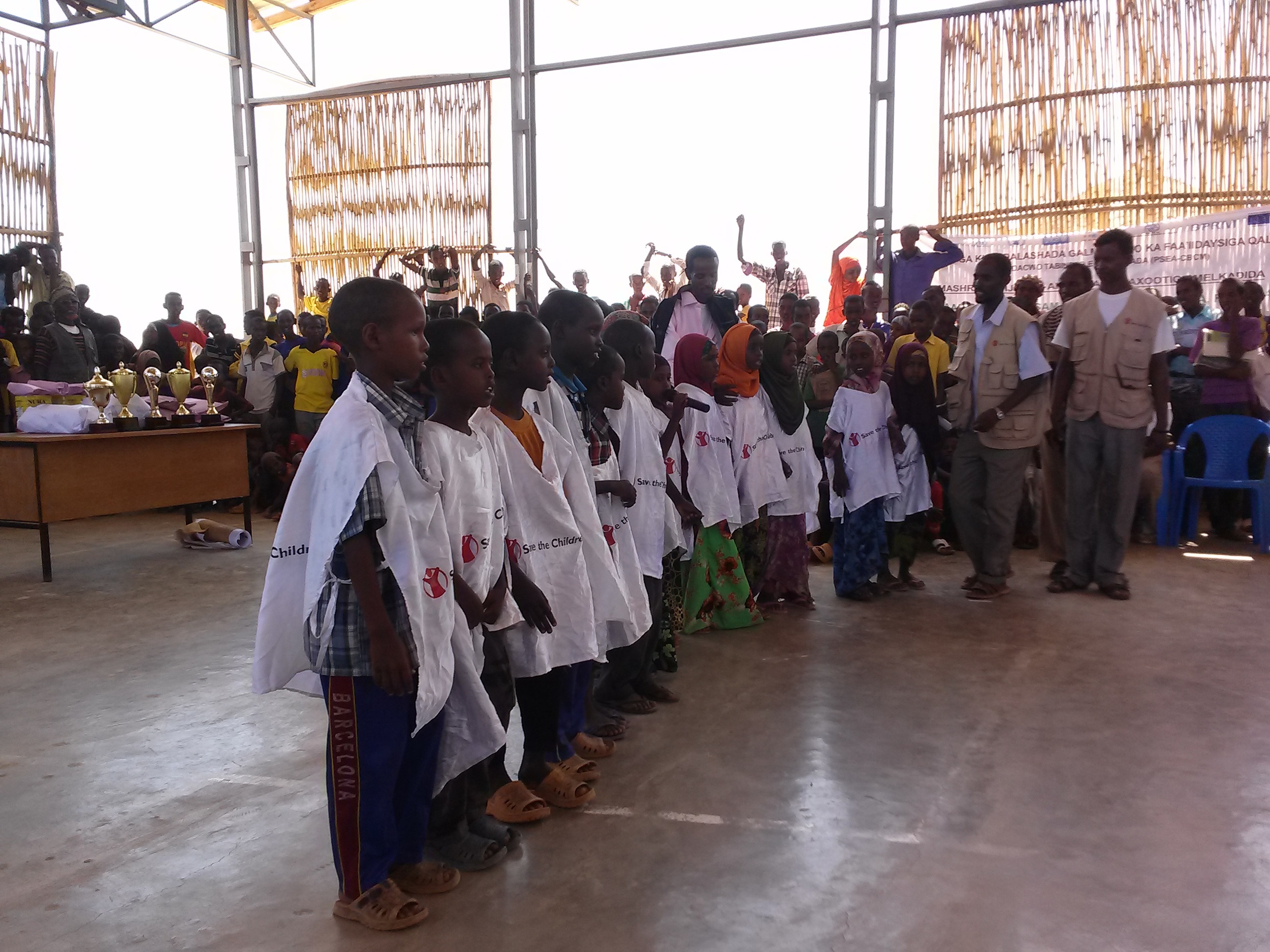 SAVE THE CHILDREN'S CHOIR IN DOLO REFUGEE CAMP