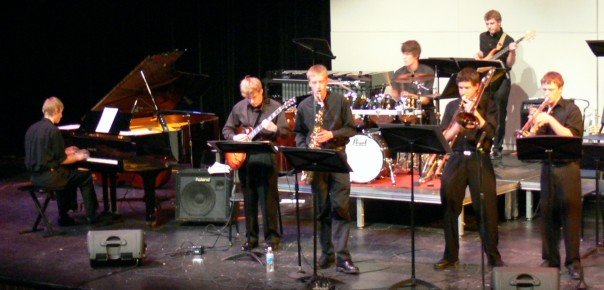 Jon with the Eastview Jazz Combo