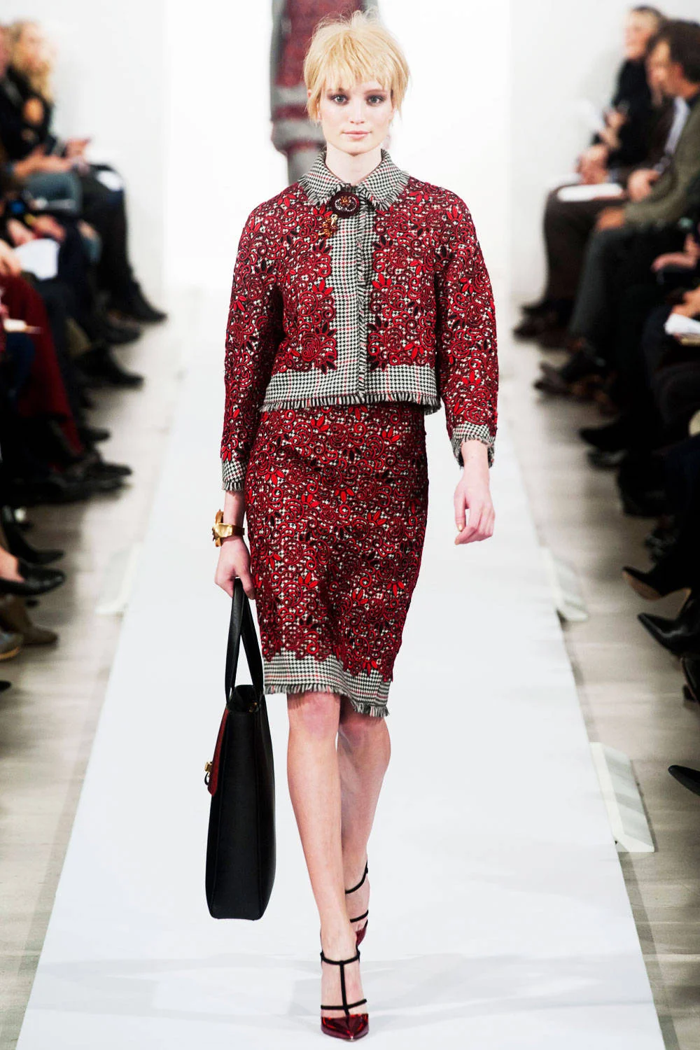 Oscar de la Renta (menswear inspired herringbone)