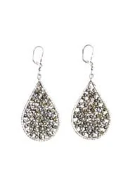 Water Drop Prism Earrings. Made in India.