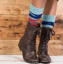 Bright Stripes arm warmers. Made in Peru.