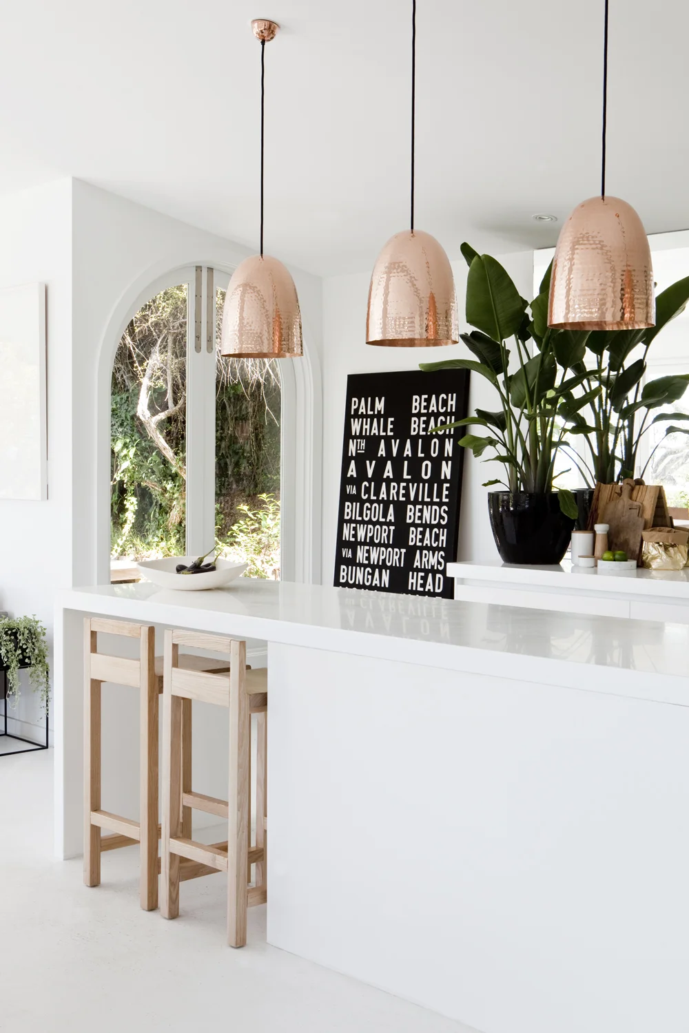 Kitchen in the home of designer Marika Jarv