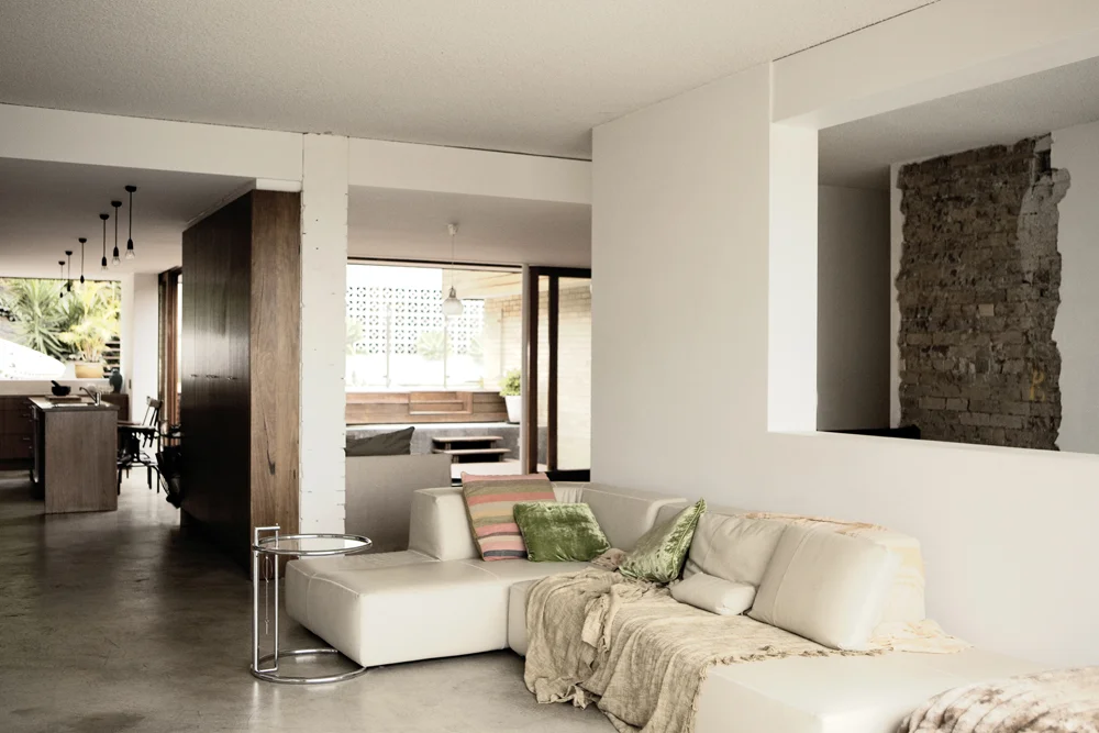 George Gorrow House by designer Marika Jarv // Living area